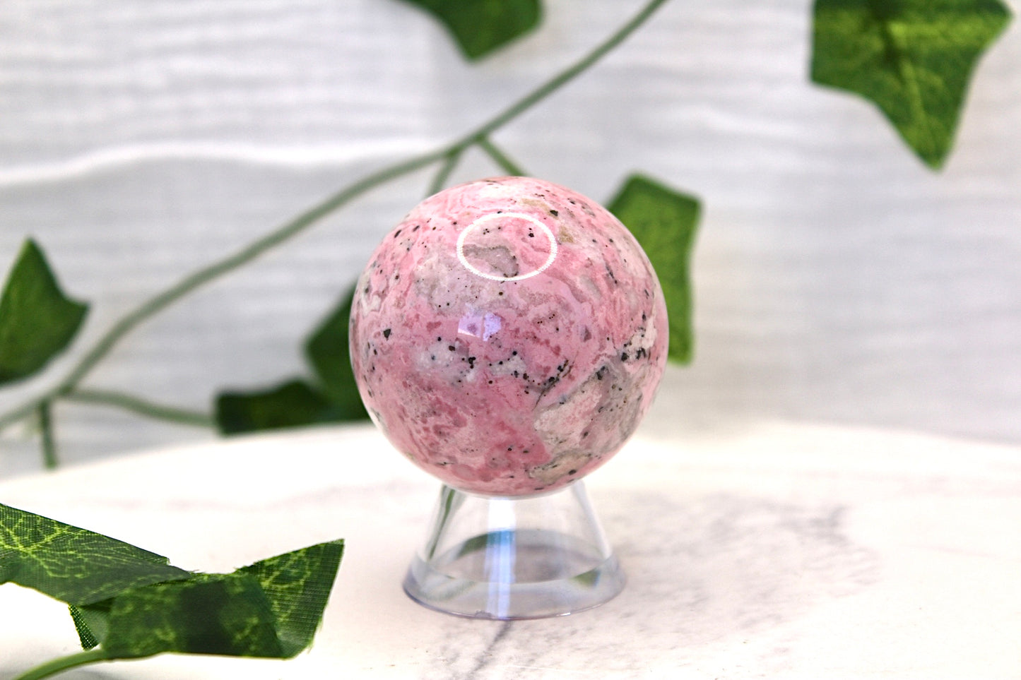 Rhodonite Sphere