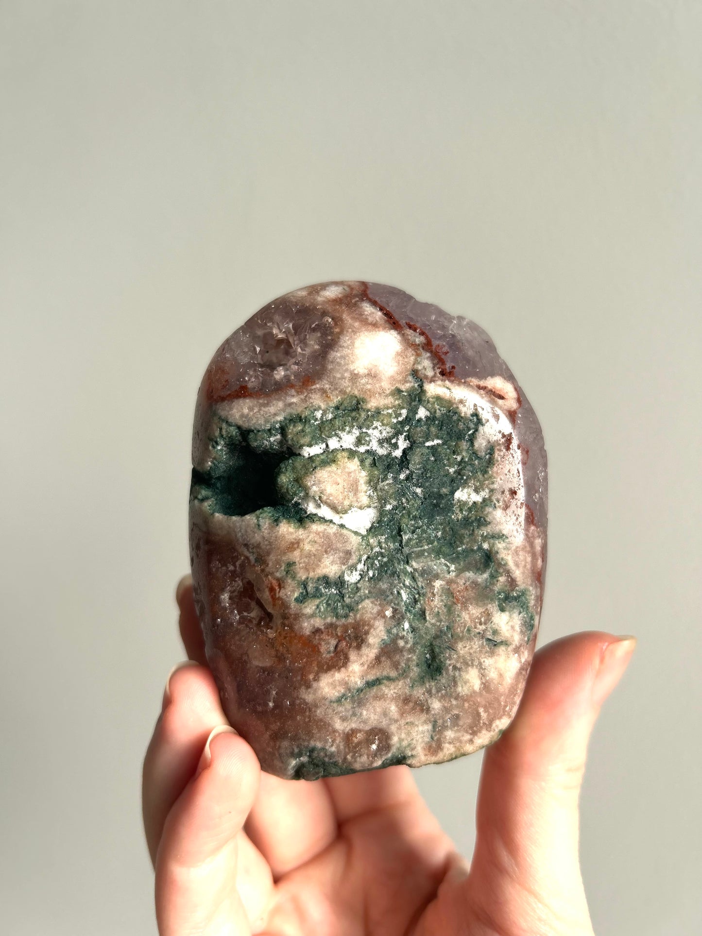 Pink Amethyst/Amethyst freeform