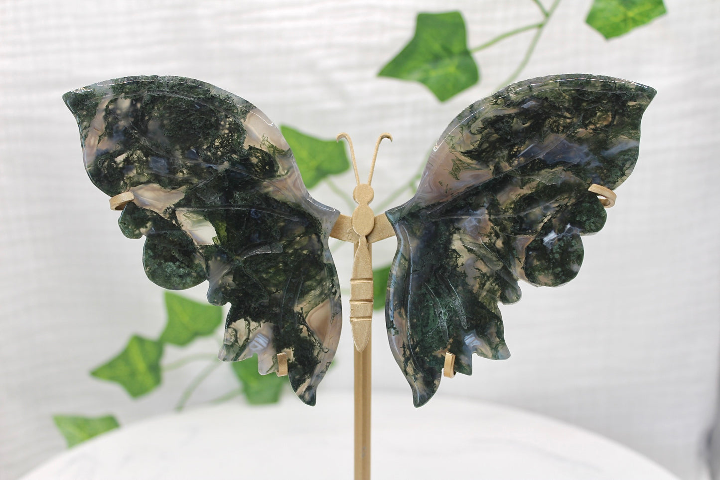 Moss Agate Wings