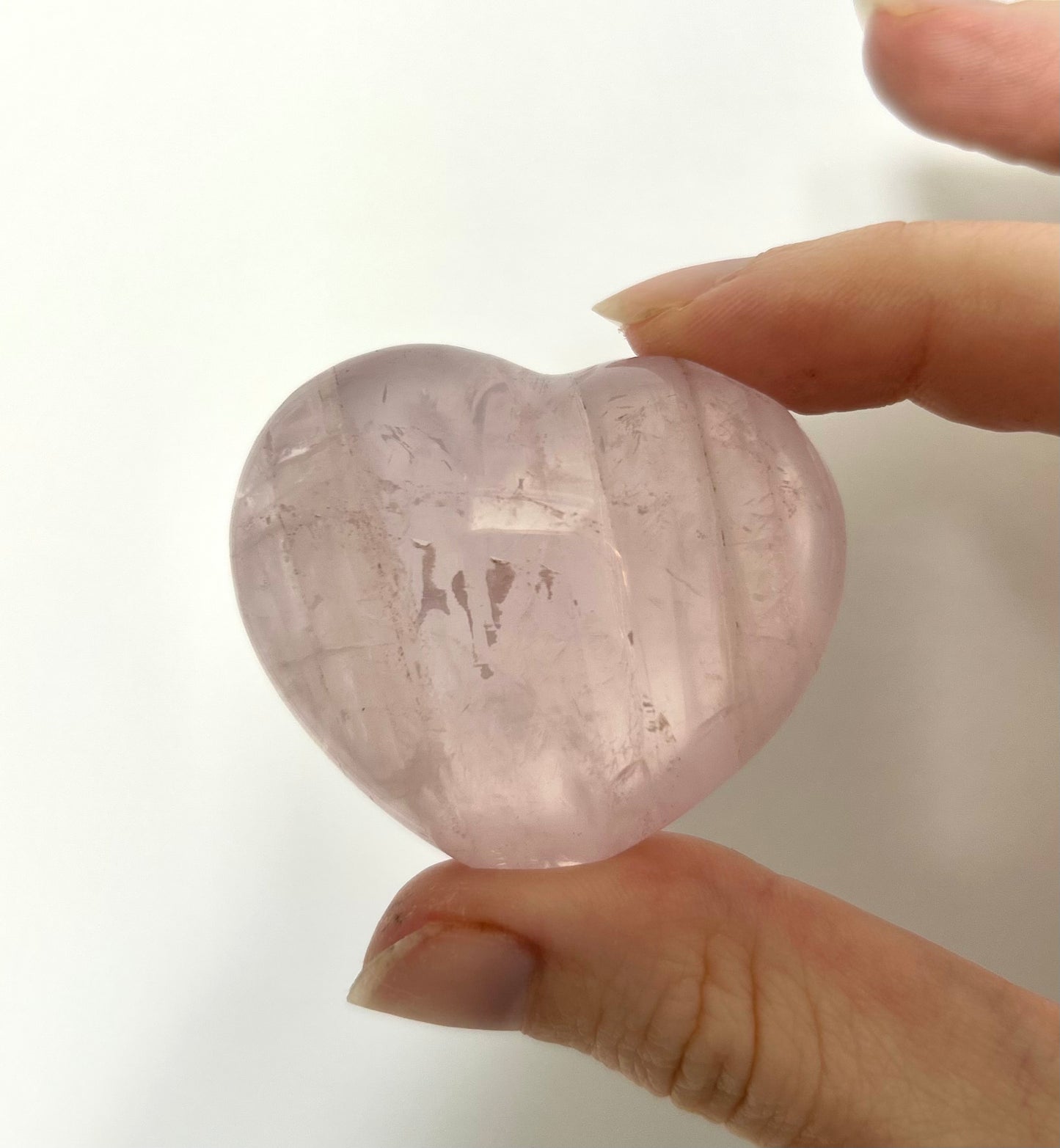Rose Quartz Heart