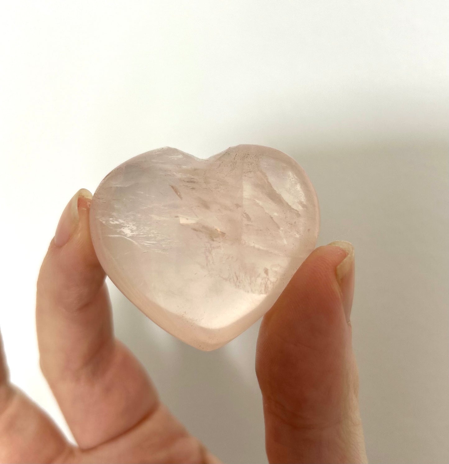 Rose Quartz Heart