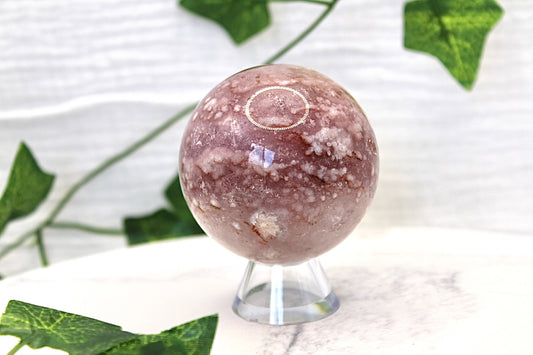 Flower Agate Sphere