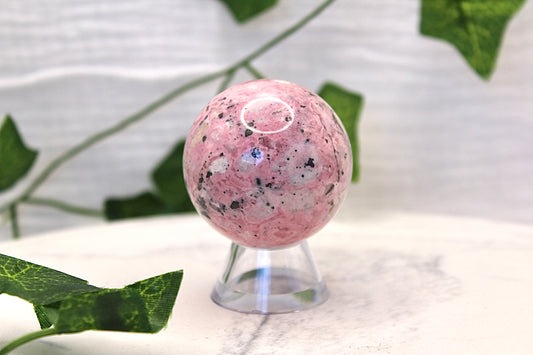 Rhodonite Sphere
