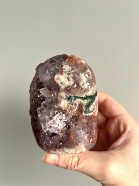 Pink Amethyst/Amethyst freeform