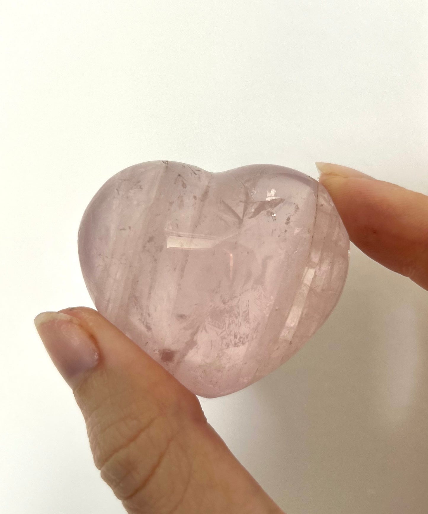 Rose Quartz Heart