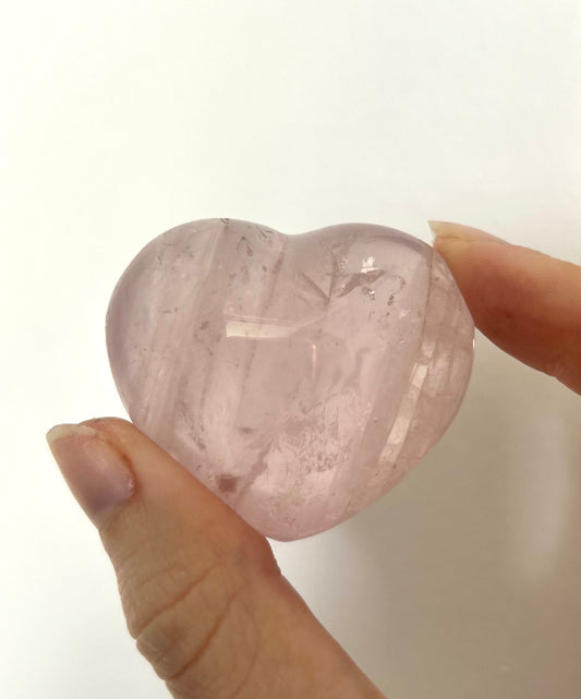Rose Quartz Heart