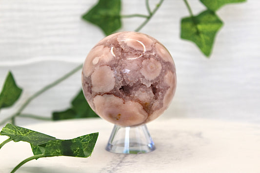 Flower Agate Sphere
