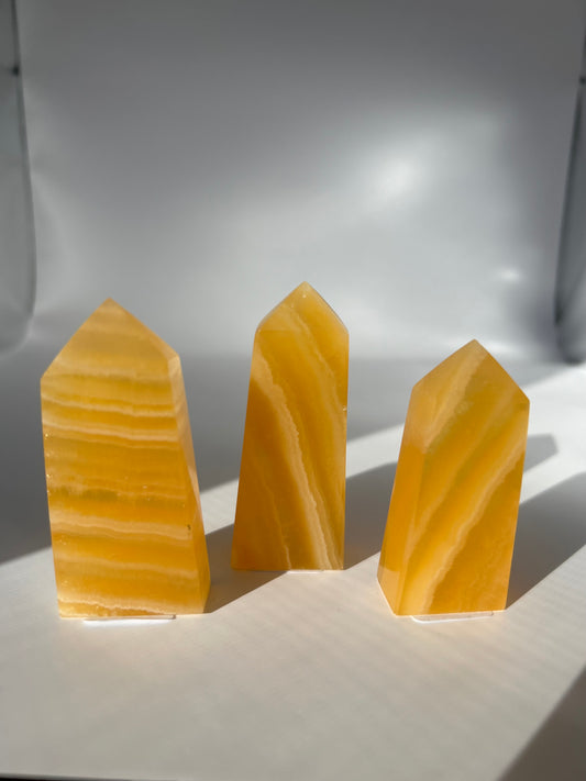 Orange Calcite Towers