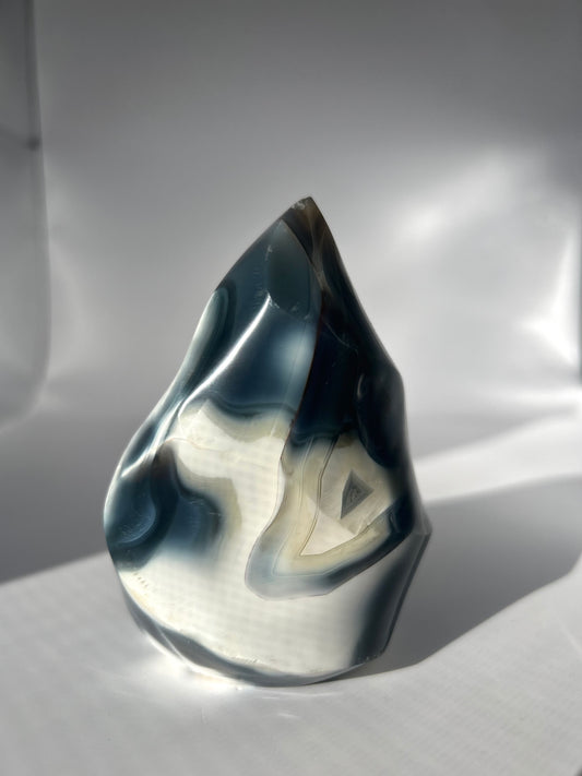 Orca Agate Flame