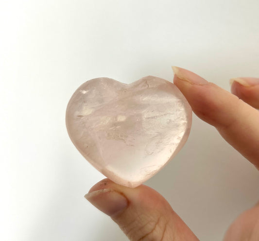 Rose Quartz Heart