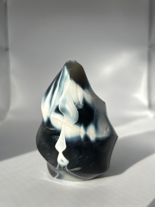 Orca Agate Flame