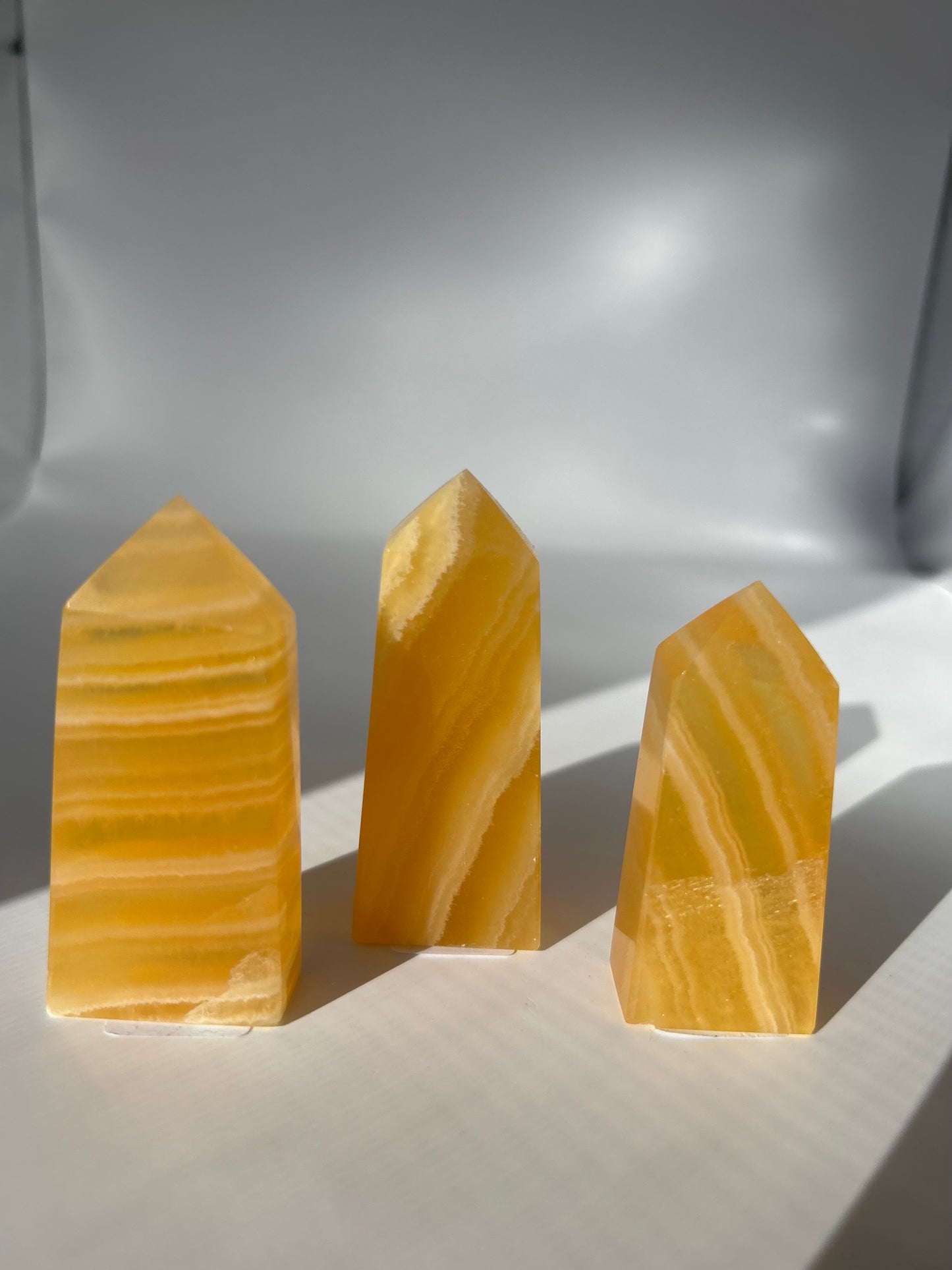 Orange Calcite Towers