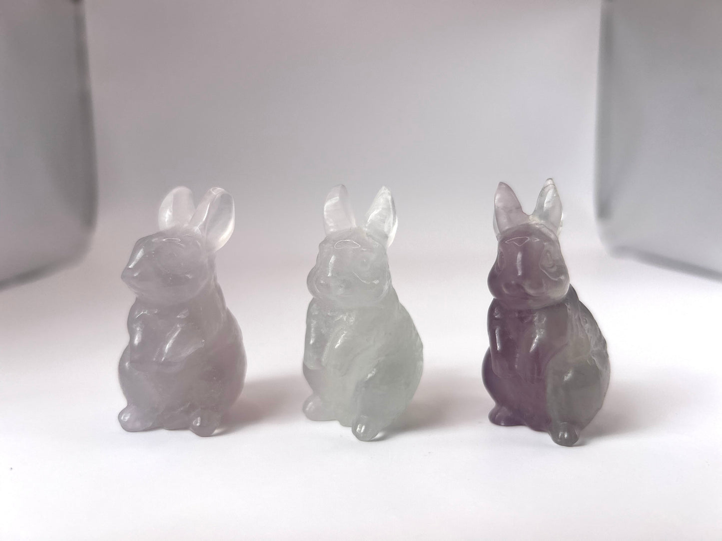 Lavender Fluorite Bunny